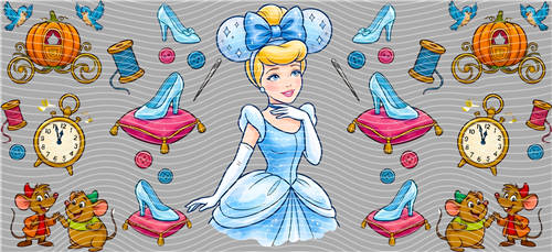 16oz Disney-D 3054